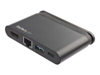 StarTech.com USB C Multiport Adapter - USB-C Travel Dock to 4K HDMI, 100W PD 3.0 Pass-Through, USB-A USB-C, GbE - Portable USB Type-C Dock Dockingstation