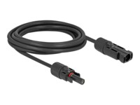 Delock Solkabel 3m Sort