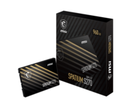 MSI SPATIUM Solid state-drev S270 960GB 2.5' Serial ATA-150 Serial ATA-300 Serial ATA-600