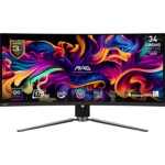 MSI MAG 341CQP QD-OLED 34' OLED 3440 x 1440 (UltraWide) HDMI DisplayPort 175 Hz
