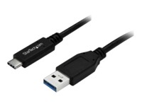 StarTech.com USB to USB C Cable - 1m / 3 ft - 5Gbps - USB A to USB C - USB Type C - USB Cable Male to Male - USB C to USB (USB315AC1M) USB-kabel 1m Sort