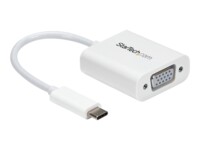 StarTech.com USB-C to VGA Adapter - White - 1080p - Video Converter For Your MacBook Pro / Projector / VGA Display (CDP2VGAW) USB / VGA adapter 17.5m Hvid