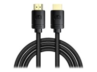 BASEUS HDMI han -> HDMI han 1 m Sort