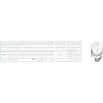 Rapoo 9850M Weiß QWERTZ Kabelloses Multi-Mode-Deskset