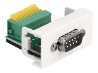Delock Easy 45 Module D-Sub 9 pin male to 9 pin Terminal Block 22.5 x 45 mm