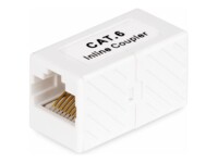 StarTech.com RJ45 Coupler, Inline Cat6 Coupler, Female to Female (F/F) T568 Connector, Unshielded Ethernet Cable Extension (IN-CAT6-COUPLER-U1) CAT 5/5e/6 Ikke afskærmet Netværkskobling Hvid