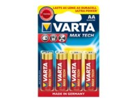 Varta Max Tech Batteri Alkalisk 2700mAh