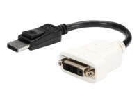 StarTech.com DisplayPort to DVI Adapter - 1920x1200 - Display Port to DVI Dongle - Passive DP to DVI-D Adapter (DP2DVI) DisplayPort adapter 24cm Sort Hvid