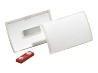 DURABLE CLICK FOLD Navneskilt Gennemsigtig