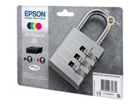 Epson 35 Multipack Sort Gul Cyan Magenta Blæk C13T35864020