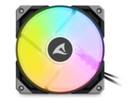 Sharkoon Rebel F50 PWM Fan 1-pack Sort 120 mm