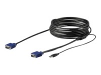 StarTech.com 15 ft. (4.6 m) USB KVM Cable for StarTech.com Rackmount Consoles - VGA and USB KVM Console Cable (RKCONSUV15) Video / USB kabel