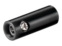 goobay Strøm-konnektor Sort