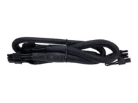 CORSAIR 8 pin PCI Express-strøm med aftagelig 2 pin sektion (female) - 8 pin PCI Express-strøm med aftagelig 2 pin sektion (female) Sort Strømkabel