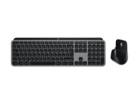Logitech Master Series MX Keys S Combo for Mac Sæt med mus og tastatur Membran / saks Ja Trådløs Tysk