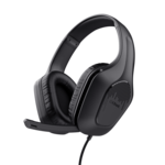Trust GXT 417 Zirox Kablet Høretelefoner Sort