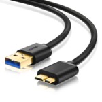 Ugreen 10843 Micro USB-A to Micro B 2m Sort