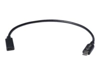 i-Tec USB Type-C forlængerkabel 30cm Sort