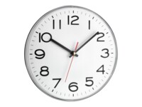TFA Ur Hvid Sølv Analog