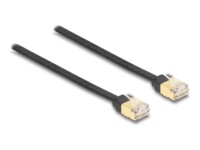 DeLOCK CAT 6a Afskærmet parsnoet (STP) 1.5m Netværkskabel Sort