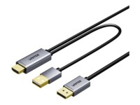 Unitek Videoadapterkabel Grå