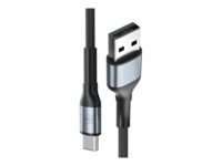 3mk Hyper Cable N-SERIES USB 2.0 USB Type-C kabel Sort