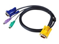 ATEN 2L-5202P Kabel til tastatur / video / mus (KVM)