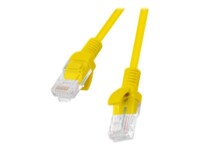 Lanberg CAT 5e Ikke afskærmet parsnoet (UTP) 25cm Patchkabel Yellow RAL 1016