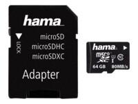 Hama microSDXC 64GB MicroSDXC 64GB 80MB/s