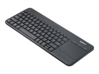 Logitech Wireless Touch Keyboard K400 Plus Tastatur Trådløs Fransk