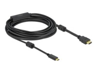 Delock Video/audiokabel 7m Sort