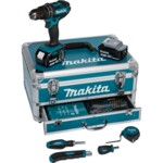 Makita DHP482RFX9 Borehammerbor/skruemaskine 18V 2 batterier inkluderet