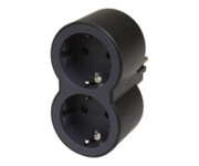 Bloc Priza dubla Frontala Standard 2P+T