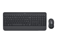 Logitech Signature MK650 for Business Tastatur og mus-sæt Pressestempel Trådløs