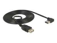 Delock EASY-USB USB forlængerkabel 1m Sort