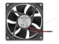 DeLOCK Fan 1-pack Sort 80 mm