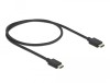 Delock HDMI-kabel med Ethernet 2.5m Sort