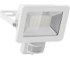 LED outdoor floodlight, 30 W, with motion sensor, white