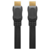 High Speed HDMI™ Flat Cable with Ethernet, 5 m, black