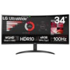 LG UltraWide 34WR50QK-B 34' VA 3440 x 1440 (UltraWide) HDMI DisplayPort 100Hz