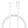 Kabel USB Baseus Kabel USB do Lightning Baseus Superior Series, 2.4A, 1m (bialy)