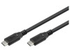 Goobay 74191 USB-C to USB-C 1m Sort