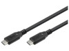 Goobay 74201 USB-C to USB-C 1,5m Sort