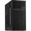 Inter-Tech IT-6521 Straight Tower Micro ATX Sort