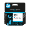 HP 301 Farve (cyan, magenta, gul) 150 sider Blæk CH562EE
