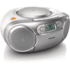Philips AZ127 Boombox Sølv