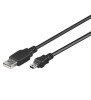 goobay USB-kabel 3m Sort