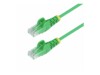 StarTech.com 15m Green Slim CAT6 Ethernet Cable, Snagless, 28AWG, LSZH CAT 5/5e/6 Ikke afskærmet parsnoet (UTP) 15m Patchkabel Grøn