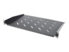Intellinet 19' Cantilever Shelf, 1U, Shelf Depth 350mm, Vented, Black Rackhylde Sort