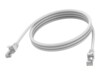 Vision CAT 6a Afskærmet parsnoet (STP) 1m Patchkabel Hvid